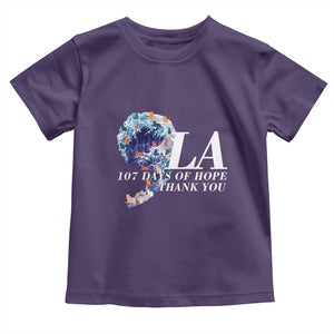 107 Days of Hope Thank You Kamala Toddler T Shirt The Great Wave Kanagawa Japanese Cat TS10 Purple Print Your Wear