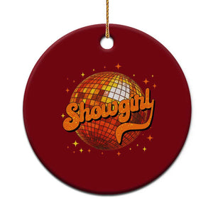 Showgirl Ceramic Ornament Orange Show Girl Concert Country Music Fan Gift TS10 1pc Red Print Your Wear