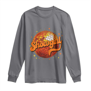 Showgirl Long Sleeve Shirt Orange Show Girl Concert Country Music Fan Gift TS10 Charcoal Print Your Wear