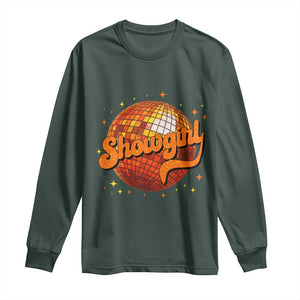 Showgirl Long Sleeve Shirt Orange Show Girl Concert Country Music Fan Gift TS10 Dark Forest Green Print Your Wear