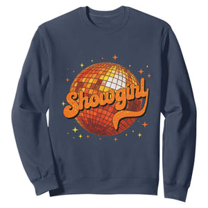 Showgirl Sweatshirt Orange Show Girl Concert Country Music Fan Gift TS10 Navy Print Your Wear