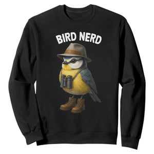 Bird Nerd Sweatshirt Funny Birding Bird Lover Watcher Twitcher TS10 Black Print Your Wear