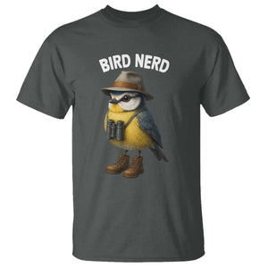 Bird Nerd T Shirt Funny Birding Bird Lover Watcher Twitcher TS10 Dark Heather Print Your Wear