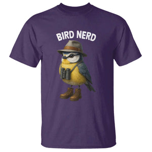 Bird Nerd T Shirt Funny Birding Bird Lover Watcher Twitcher TS10 Purple Print Your Wear
