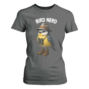 Bird Nerd T Shirt For Women Funny Birding Bird Lover Watcher Twitcher TS10 Dark Heather Print Your Wear