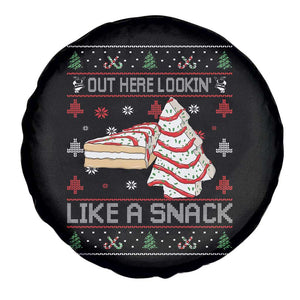 Debbies Christmas Tree Cake Spare Tire Cover Out Here Lookin Like A Snack TS10 Print Your Wear