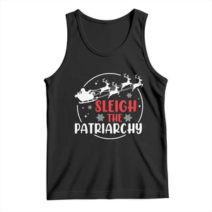 Sleigh The Patriarchy Tank Top Feminist Christmas Womens Rights TS10 Black Print Your Wear