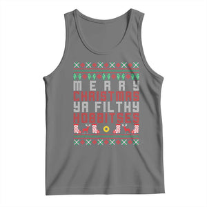 Merry Christmas Ya Filthy Animal Tank Top Funny Fantasy Movie Meme LOL Ugly Xmas TS10 Black Heather Print Your Wear