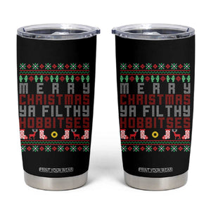 Merry Christmas Ya Filthy Animal Tumbler Cup Funny Fantasy Movie Meme LOL Ugly Xmas TS10 Black Print Your Wear