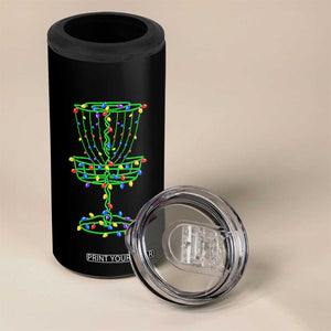 Christmas Disc Golf Basket 4 in 1 Can Cooler Tumbler Frisbee Golfer Xmas Gift TS10 Print Your Wear