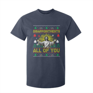 Funny Jesus Christmas T Shirt For Kid Disappointments All of You Jesus Ugly Xmas TS10 Navy Print Your Wear