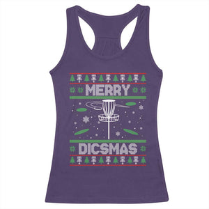 Disc Golf Christmas Racerback Tank Top Merry Discmas Ugly Xmas TS10 Purple Print Your Wear