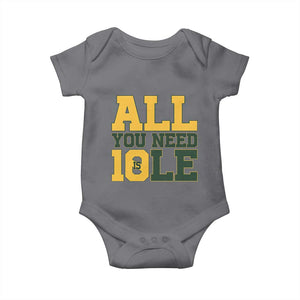 All You Need is Love Baby Onesie Retro Jordan GB Football Lover Fan Gift TS10 Charcoal Print Your Wear