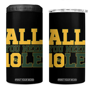 All You Need is Love 4 in 1 Can Cooler Tumbler Retro Jordan GB Football Lover Fan Gift TS10 One Size: 16 oz Black Print Your Wear