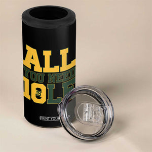 All You Need is Love 4 in 1 Can Cooler Tumbler Retro Jordan GB Football Lover Fan Gift TS10 Print Your Wear