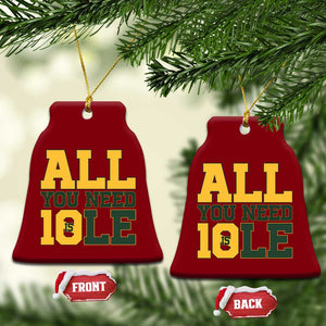 All You Need is Love Ceramic Ornament Retro Jordan GB Football Lover Fan Gift TS10 Print Your Wear