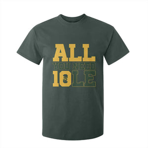 All You Need is Love T Shirt For Kid Retro Jordan GB Football Lover Fan Gift TS10 Dark Forest Green Print Your Wear