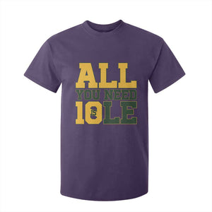 All You Need is Love T Shirt For Kid Retro Jordan GB Football Lover Fan Gift TS10 Purple Print Your Wear
