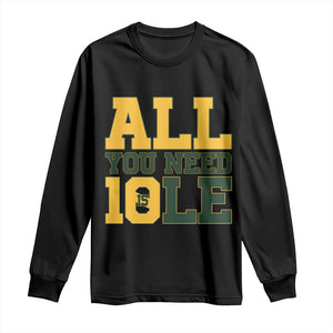 All You Need is Love Long Sleeve Shirt Retro Jordan GB Football Lover Fan Gift TS10 Black Print Your Wear