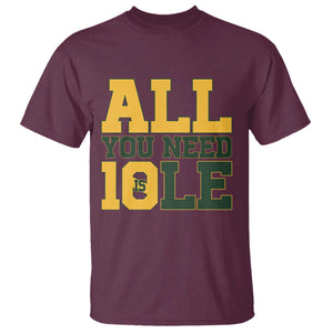 All You Need is Love T Shirt Retro Jordan GB Football Lover Fan Gift TS10 Maroon Print Your Wear