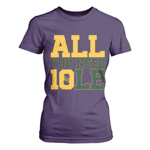 All You Need is Love T Shirt For Women Retro Jordan GB Football Lover Fan Gift TS10 Purple Print Your Wear