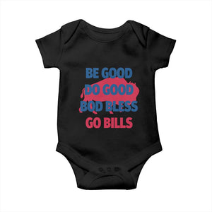 Football Lovers Baby Onesie Game Day Be Good Do Good God Bless Go BFB TS10 Black Print Your Wear