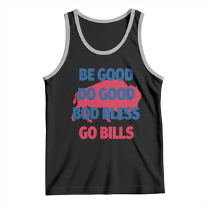 Football Lovers Tank Top Game Day Be Good Do Good God Bless Go BFB TS10 Black Athletic Heather Print Your Wear