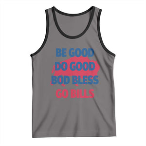 Football Lovers Tank Top Game Day Be Good Do Good God Bless Go BFB TS10 Deep Heather Black Print Your Wear