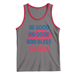 Football Lovers Tank Top Game Day Be Good Do Good God Bless Go BFB TS10 Deep Heather Red Print Your Wear