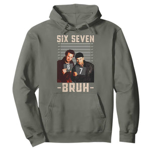 Funny 6 7 Meme Hoodie Retro Home Christmas Movie Alone TS10 Military Green Print Your Wear