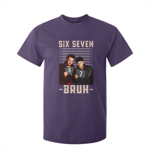 Funny 6 7 Meme T Shirt For Kid Retro Home Christmas Movie Alone TS10 Purple Print Your Wear