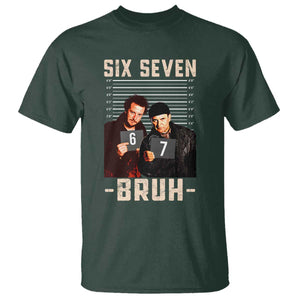 Funny 6 7 Meme T Shirt Retro Home Christmas Movie Alone TS10 Dark Forest Green Print Your Wear