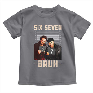 Funny 6 7 Meme Toddler T Shirt Retro Home Christmas Movie Alone TS10 Charcoal Print Your Wear