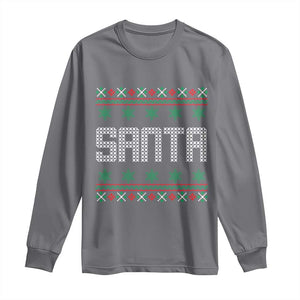I'm So Good Santa Came Twice Santa Long Sleeve Shirt Funny Ugly Matching Couple Christmas Outfit Pajama TS10 Charcoal Print Your Wear