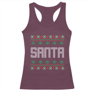 I'm So Good Santa Came Twice Santa Racerback Tank Top Funny Ugly Matching Couple Christmas Outfit Pajama TS10 Maroon Print Your Wear
