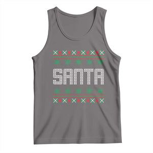 I'm So Good Santa Came Twice Santa Tank Top Funny Ugly Matching Couple Christmas Outfit Pajama TS10 Deep Heather Print Your Wear
