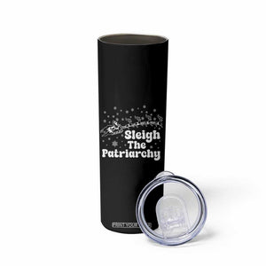Sleigh The Patriarchy Skinny Tumbler Christmas Feminist Womens Rights TS10 Print Your Wear
