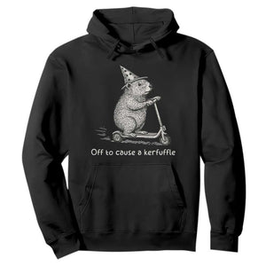 Funny Groundhog Off To Cause A Kerfuffle Hoodie TS10 Black Print Your Wear