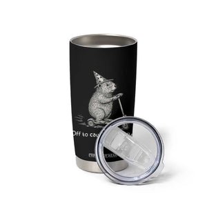 Funny Groundhog Off To Cause A Kerfuffle Tumbler Cup TS10 Print Your Wear