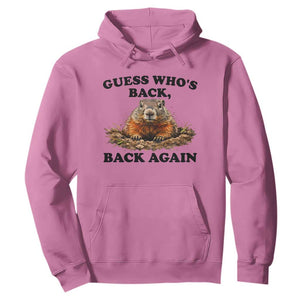 Groundhog Day Hoodie Funny Woodchuck Guess Whos Back TS10 Azalea Print Your Wear