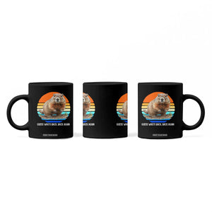 Groundhog Day Coffee Mug Retro Vintage Funny Woodchuck Guess Whos Back TS10 Print Your Wear