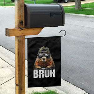 Bruh Groundhog Garden Flag Funny Woodchuck Camo Hat Youth Teens Kids Slang TS10 Print Your Wear