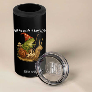 Whimsical Frog Wizard Meme 4 in 1 Can Cooler Tumbler Off to Cause A Kerfuffle TS10 Print Your Wear
