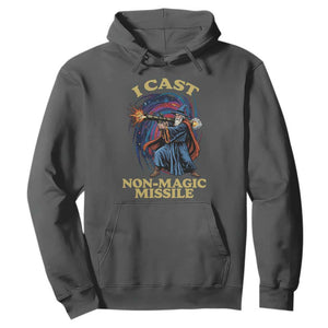 I Cast Non-Magic Missile Funny Wizard Parody Meme Hoodie TS10 Dark Heather Print Your Wear