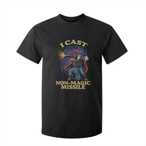 I Cast Non-Magic Missile Funny Wizard Parody Meme T Shirt For Kid TS10 Black Print Your Wear