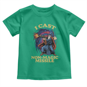 I Cast Non-Magic Missile Funny Wizard Parody Meme Toddler T Shirt TS10 Irish Green Print Your Wear