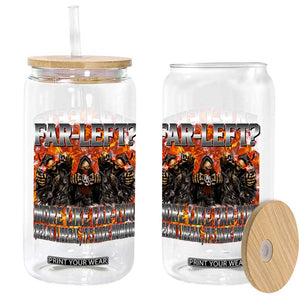 Funny Hard Skeleton Meme Bootleg Glass Can Far Left? More Like Farting TS10 Print Your Wear