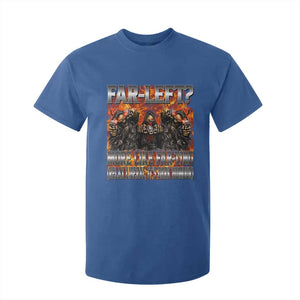 Funny Hard Skeleton Meme Bootleg T Shirt For Kid Far Left? More Like Farting TS10 Royal Blue Print Your Wear