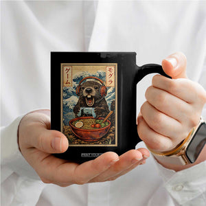 Cute Kawaii Gamer Groundhog Coffee Mug Funny Japanese Ramen Anime Otaku Fan Gift TS10 Print Your Wear