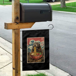Japanese Groundhog Ramen Noodles Garden Flag Funny Kawaii Anime TS10 Print Your Wear